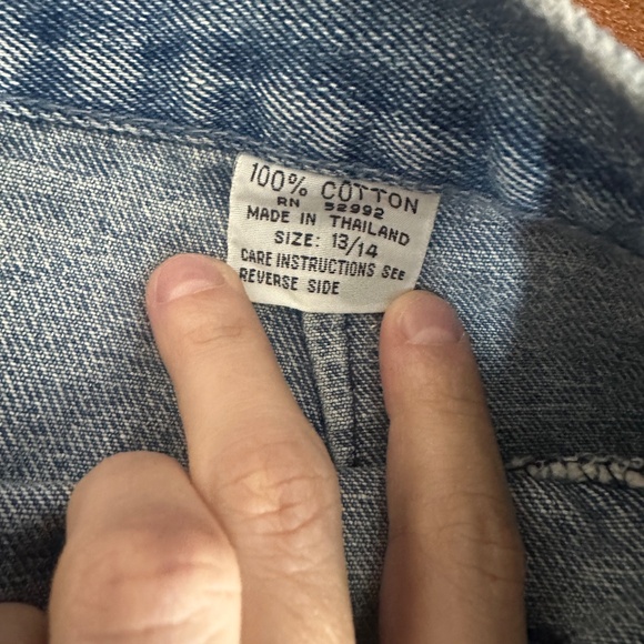 Vintage Retro Medium Wash Western High Waisted Denim Pencil Skirt Sz Medium - Picture 6 of 6